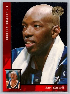 Sam Cassell 1995-96 SP Championship BASKETBALL #38 Houston Rockets - Image 1 of 2