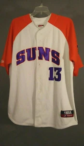 Vintage Majestic NBA XL PHOENIX SUNS Steve NASH #13 Sewn Basketball Jersey - Picture 1 of 6