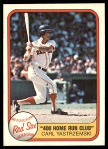 1981 Fleer #638 Carl Yastrzemski Boston Red Sox