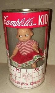 Horsman Campbell's Soup Kid Junior Series Girl Doll Piggy Bank Can 1998 - Picture 1 of 2
