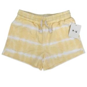 rumi ryder Girl Shorts Yellow Soft Sweats Summer Shorts 8-10 Medium Kids - Picture 1 of 4