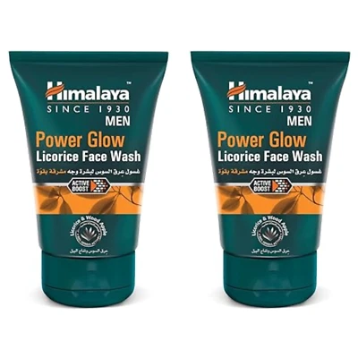 Himalaya Power Glow Licorice Face Wash for Men's 100ml [Pack of 2] - Image 1 of 4