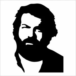 Aufkleber  bud spencer pre-spaced  + FREE STICKER 10 CM - Bild 1 von 1
