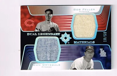 BOB FELLER DON DRYSDALE 2004 ULTIMATE COLLECTION JOGO DUPLO USADO # 18/50 - Imagem 1 de 2
