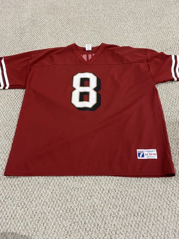 Steve Young Logo 7 NFL Football Jersey San Francisco 49ers Retro Vintage XXL 8 Cover