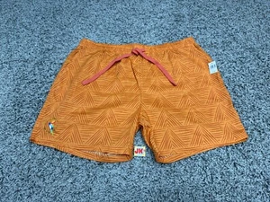 NEW Disney Shorts Adult 2XL Orange Enchanted Tiki Room Parrot Cotton Chino Mens - Picture 1 of 10