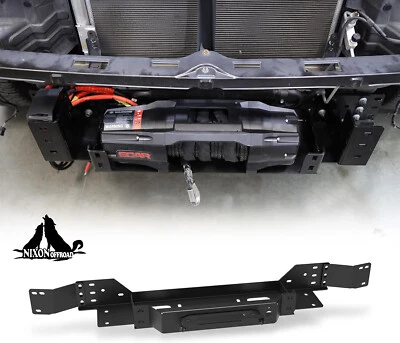 Off-Road Steel Winch Mounting Plate Front Bumper Kit For 2014-2021 Toyota Tundra - Image 1 of 4