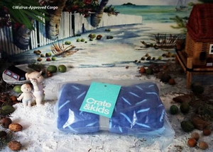 CRATE & BARREL KIDS WHALE BEACH TOWEL -NWT- WARM & DRY FUN FOR YOUR LITTLE FISH! - Picture 1 of 7