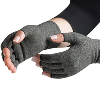 Par de guantes de compresión para artritis túnel carpiano alivio del dolor articular para hombres mujeres Foto 1 de 4