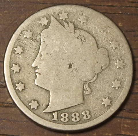 1888 Liberty Nickel Good.....................Lot 179 Cover