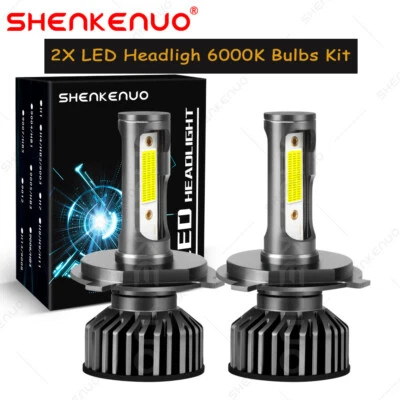 2 SUPER LED HEADLIGHT bulb for Arctic Cat Jag 440: 1987-1999 AND Lynx: 1980-1993 - Image 1 of 4