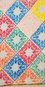Soft Multi Color 1/2 Yard Soft Minky Fleece Fabric Plush Blanket Sewing Crafts - Picture 1 of 5