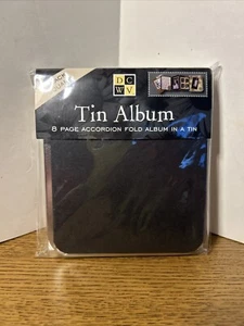NEW DCWV TIN ALBUM BLACK Square 5.5" AL-009-00004 - Picture 1 of 2