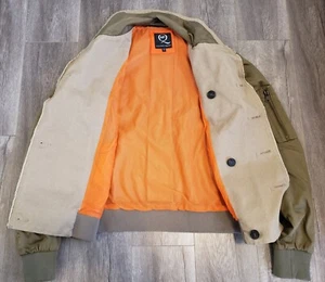 Alexander McQueen Mens Canvas Bomber Jacket IT50, Medium. - Picture 1 of 6