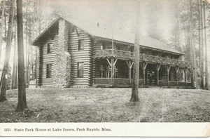 Park Rapids MN * State Park House at Lake Itasca 1908 Hubbard Co. - Foto 1 di 2