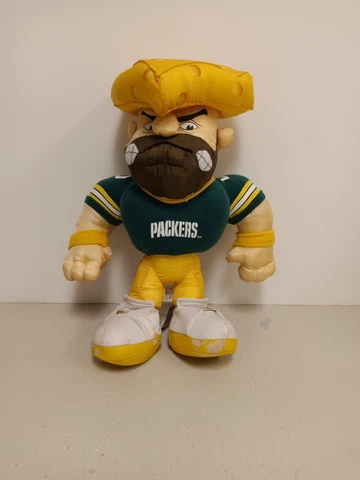Green Bay Packers 1995 Plush by Stuffins: Vintage NFL Cheese Head Packy Packer Cover