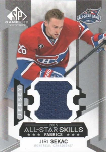 2015-16 SP Game Used Hockey All-Star Skills Fabrics #AS-22 Jiri Sekac Jersey - Picture 1 of 2