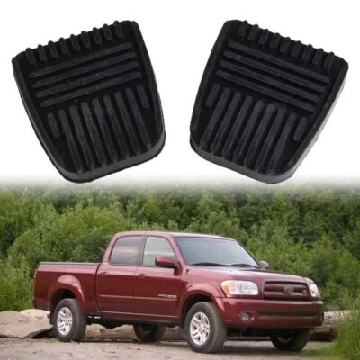 1 Pair Rubber Replacement Brake Clutch Pedal Pads Cover For Toyota Tundra 00-06 Foto 1 de 4