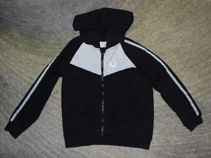 True Religion Boys Black Hoodie - Size 4 - EUC - Picture 1 of 4