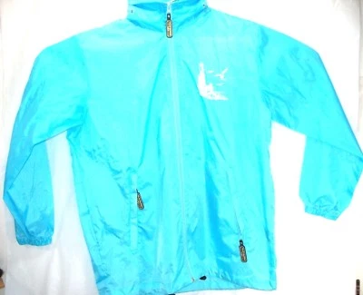 TRAVEL GEAR WOMENS RAINCOAT POLYESTER WINDBREAKER POLAR USA POLYESTER JACKET~M - Image 1 of 4