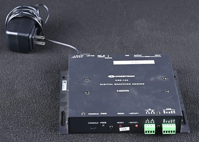 Crestron DGE-100 цифровой графический двигатель домашняя автоматизация HDMI с источником питания - Изображение 1 из 4