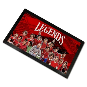 Nottingham Forest Club Legends Bar Runner Mat Clough Pearce Etc Man Cave Bar - Picture 1 of 5