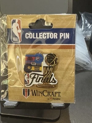 Oklahoma City Thunder 2025 NBA Finals Indiana Pacers Dueling Trophy Pin - Image 1 of 4