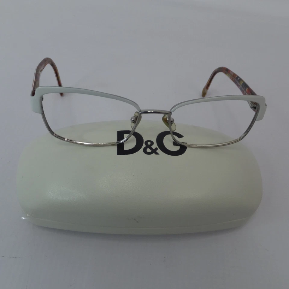 Dolce Gabbana marcos de cristal de ojos dd 5102 1104 colorido 51/16/135 estuche blanco Foto 1 de 4