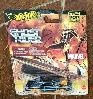 Hot Wheels Premium (2024) поп-культура GHOST RIDER ЗАРЯДНОЕ УСТРОЙСТВО Real Riders #JBL81 - Изображение 1 из 2