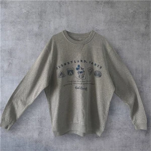 Disneyland Paris Mickey Mouse sweatshirt size medium embroidered Disney quote - Picture 1 of 1