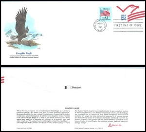 2002 USA Bulk Rate eagle Sc U636 stationery FDC with Fleetwood cachet - Picture 1 of 1