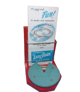 Triangle Co Rotating Bearing Lazy Susan Oshkosh WI Store Counter Display Sign - Picture 1 of 14