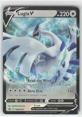 Lugia V #SWSH301 SWSD Sword & Shield Promo Holo Rare Pokemon TCG English Card - Image 1 of 2