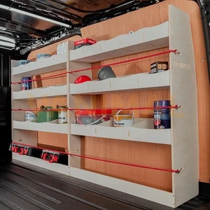 Peugeot Expert 2016+ SWB Full Driver Side Multi-Compartment Ply Racking - Picture 1 of 8