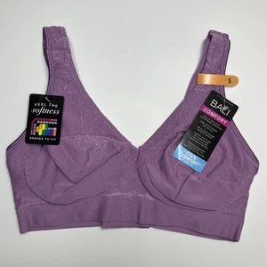 Bali Comfort Revolution Wirefree Bra DF3484 Tinted Lavender SM Lightly Lined NEW - Picture 1 of 6