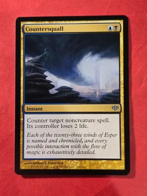2009 Magic The Gathering Conflux #103 Countersquall, UC, NF, cd2 - Image 1 of 3