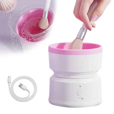 Fully Automatic Makeup Brush Cleaner Electric Beauty Tool Cleaner Machine - Image 1 of 4