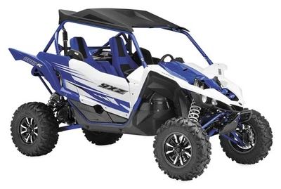 Newray Toys 57813A 1:12 Scale ATV - YAM YZX100R SUV - Blue - Image 1 of 3