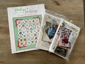 Libro edredón vintage de Navidad Lori Holt Fat Quarter Shop It’s Sew Emma en muy buena condición - Imagen 1 de 13