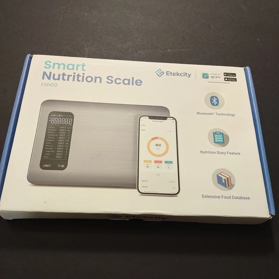 Báscula de nutrición inteligente Etekcity ESN00 con aplicación Bluetooth y datos de alimentos Foto 1 de 2