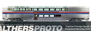 HO WALTHERS PROTO 920-13322 85' BUDD HI-LEVEL SKY LOUNGE AMTRAK PHASE 2 - Picture 1 of 2