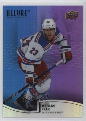 2021-22 Upper Deck Allure Rainbow Blue Purple /199 Adam Fox #R-72 - Image 1 of 2