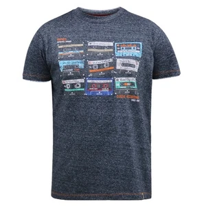 Duke Camiseta D555 Apsey Cinta de cassette para Hombre (DC494) - Imagen 1 de 4