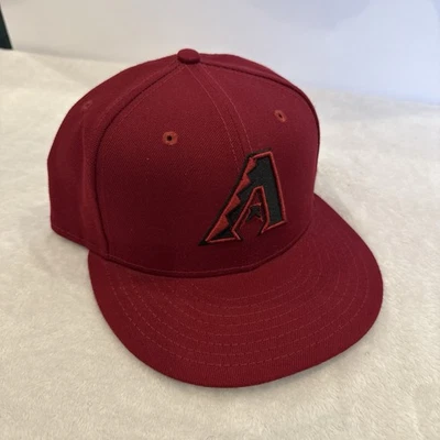 Arizona Diamondback New Era Hat 59Fifty Fitted 7 3/4 Red - Image 1 of 4