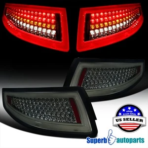 Fits 2005-2008 Porsche 911 997 05-08 Carrera Targa GT Turbo Smoke LED Tail Lamps - Picture 1 of 13