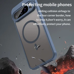 Funda trasera rígida mate magnética mate a prueba de golpes para PC para Google Pixel 9 Pro XL/9 Pro/9A - Imagen 1 de 43