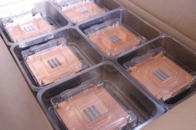 Intel LGA1366 1U 2U Passive Copper Heatsink SR2600 SR1600 Low Profile (New) - Image 1 of 4