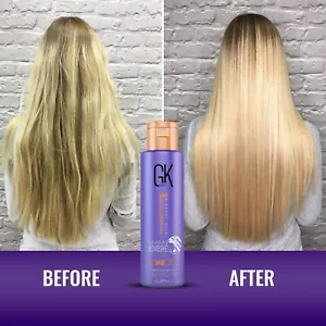GK HAIR Keratin Treatment Miami Bombshell Pro Beach Blonde Hair Smoothing 100ml - Picture 1 of 9