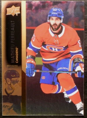 2021-22 21/22 Upper Deck SILVER FOIL #586 Mathieu Perreault Montreal Canadiens - Image 1 of 2