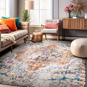Rugshop Area Rug Distressed Vintage Bohemian Rugs for Bedroom Living Room Rugs - Picture 1 of 394